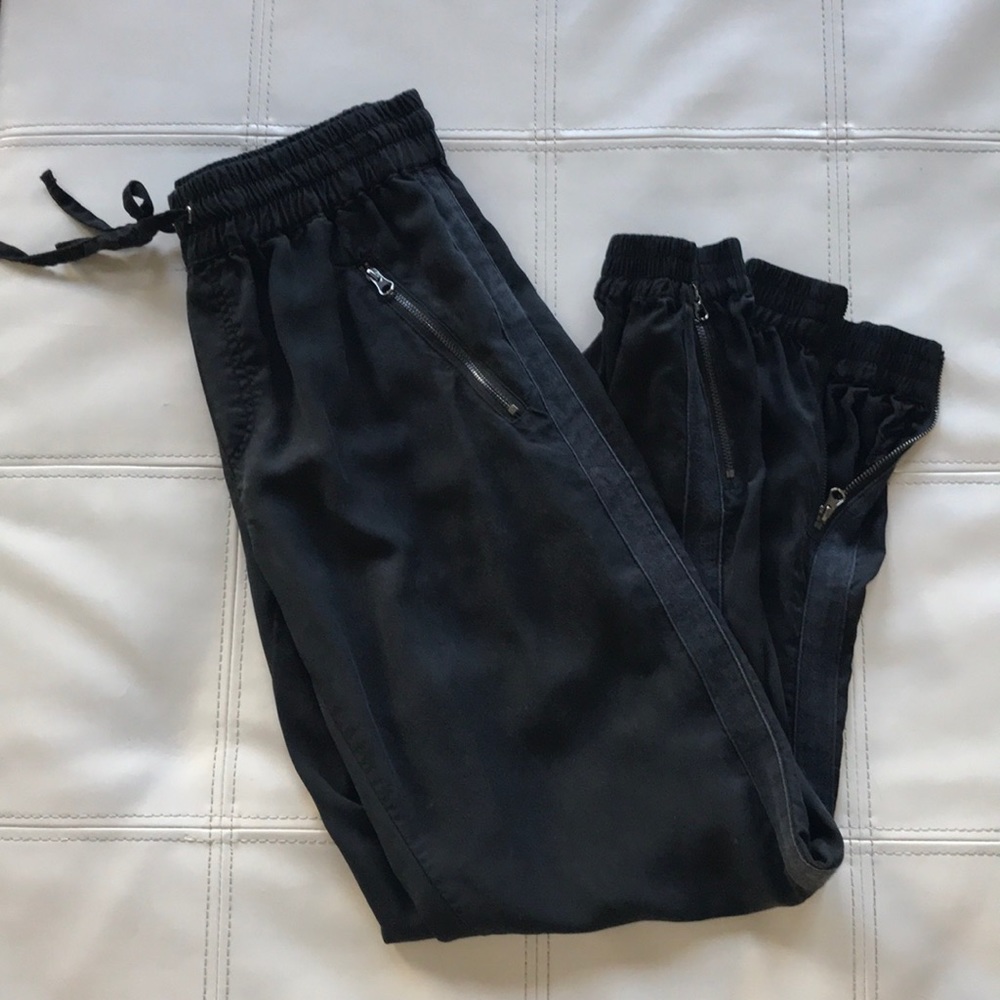 Black Woven Jogger Sz M